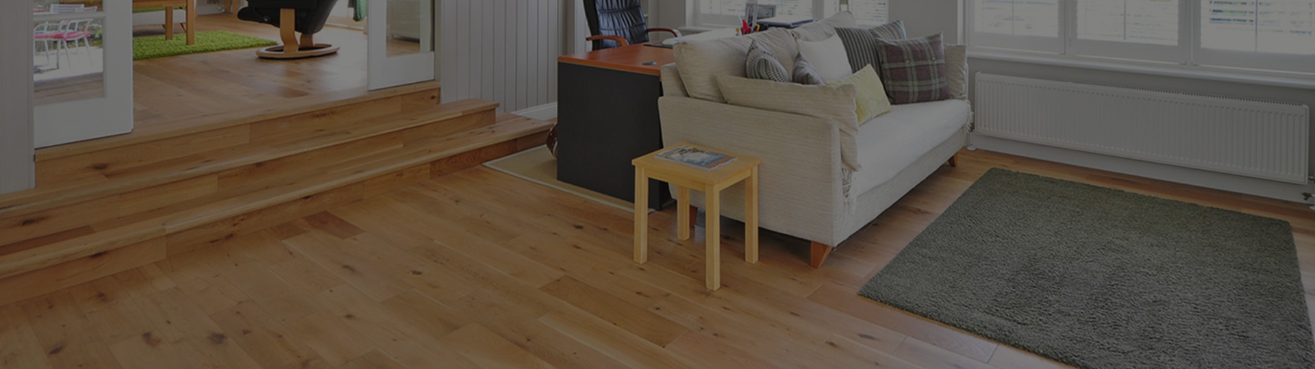 Radiant floor heating system services and installation banner